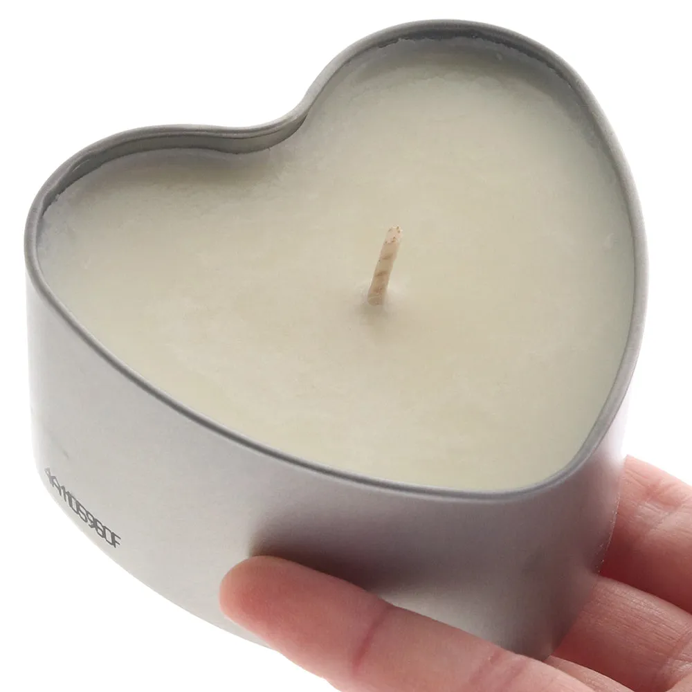 3-In-1 Massage Heart Candle 4oz in Eros's Embrace