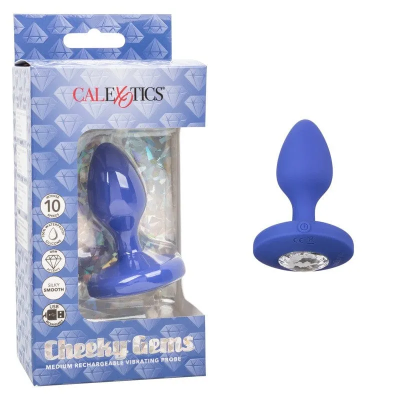 Calexotics Cheeky Gem Vibrating Probe Medium