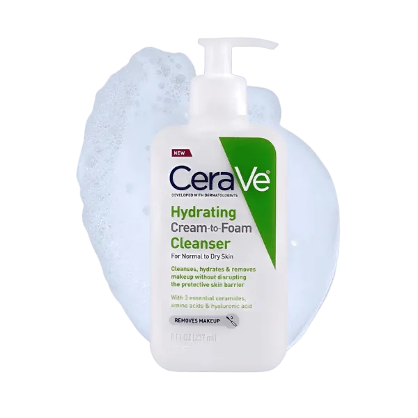 Cerave Hydrating Cream To Foam Cleanser 237ml