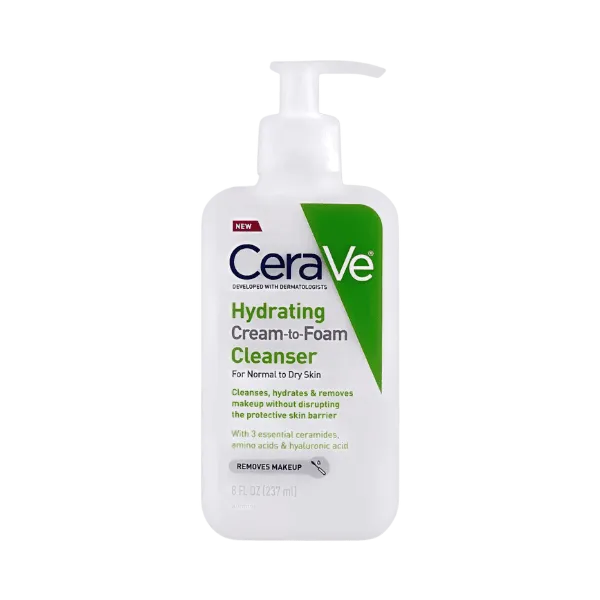 Cerave Hydrating Cream To Foam Cleanser 237ml