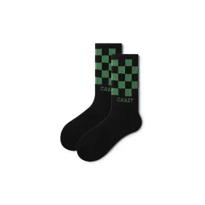 Checkboard Crazy All-season Unisex Crew Socks