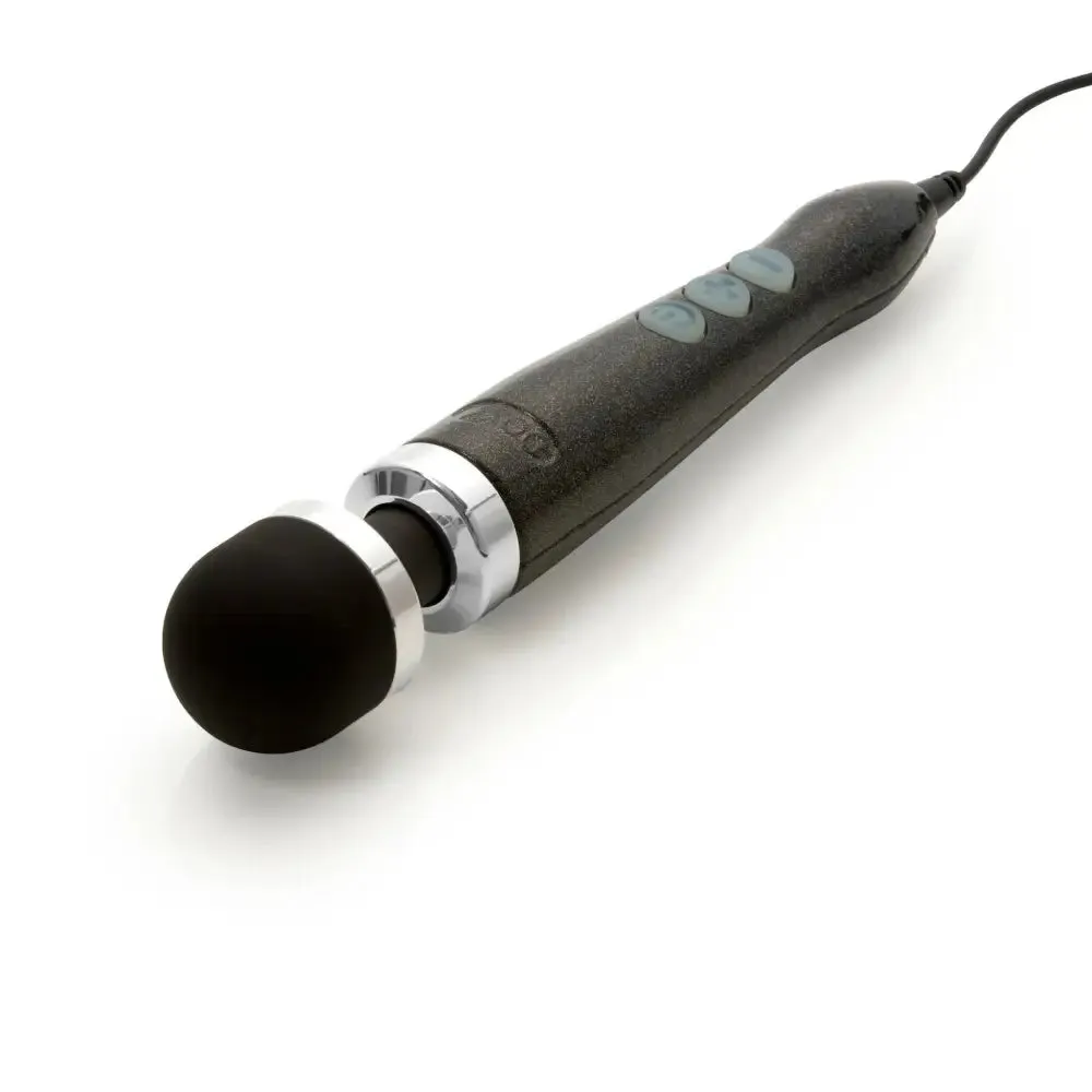 Doxy Number 3 Silicone Black Wand Massager