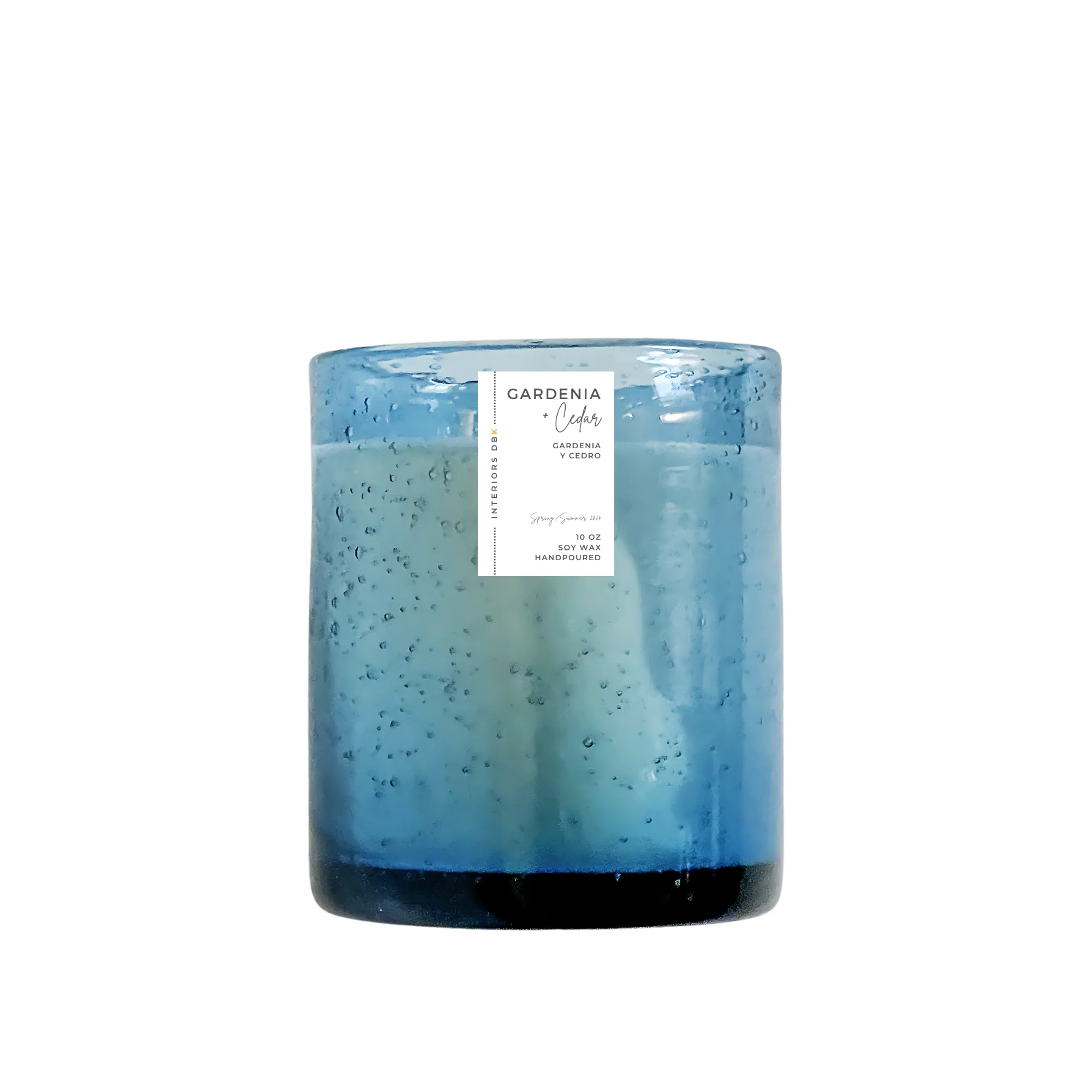 Gardenia & Cedar Soy Candle