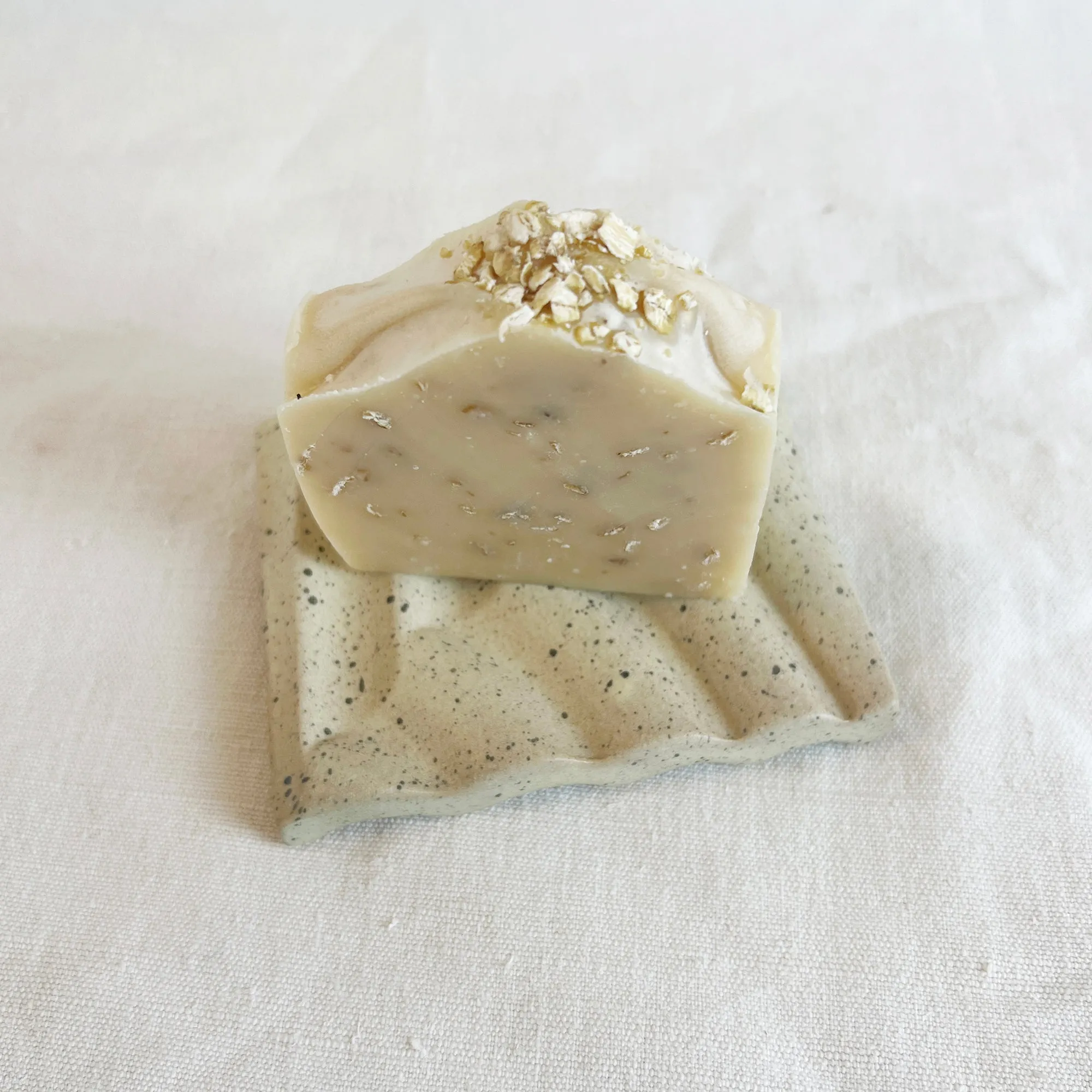 Handcrafted Honey Oat Sensitive Skin Cleansing Soap Bar