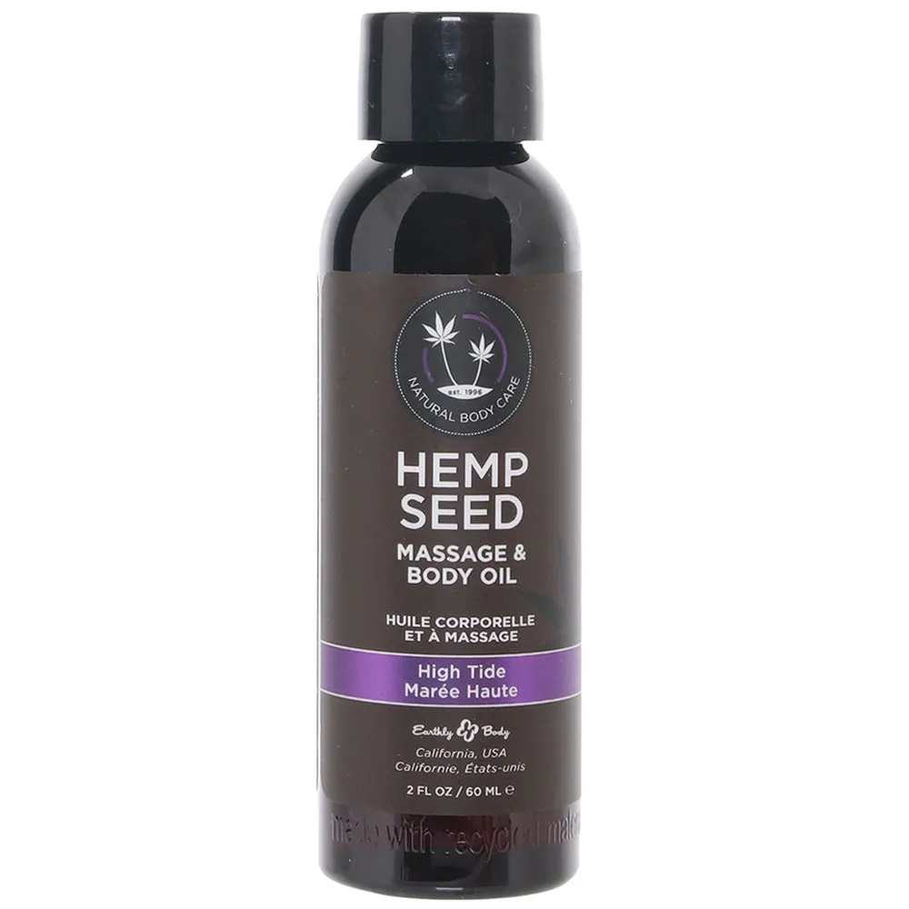 Hemp Seed Massage Oil 2oz/60ml in High Tide