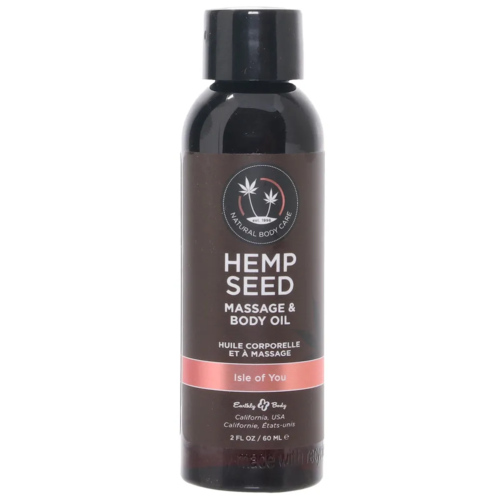 Hemp Seed Massage Oil 2oz/60ml in Isle of You