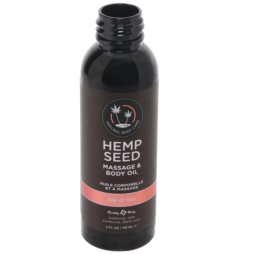 Hemp Seed Massage Oil 2oz/60ml in Isle of You