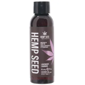 Hemp Seed Massage Oil 2oz/60ml in Lavender