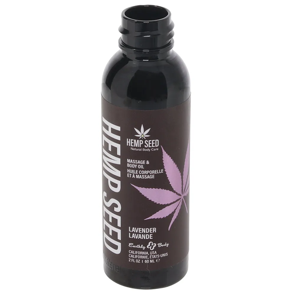 Hemp Seed Massage Oil 2oz/60ml in Lavender