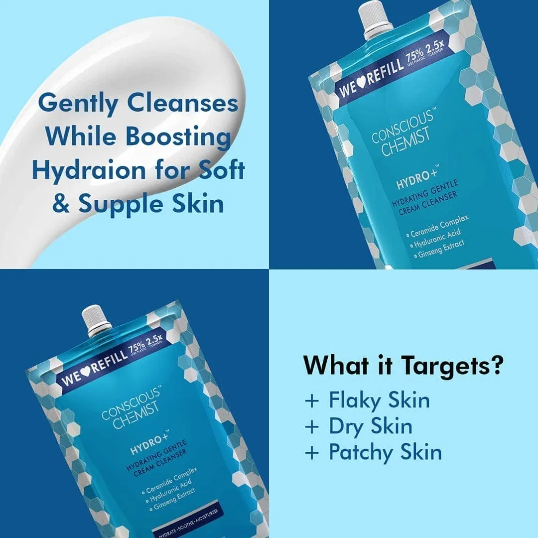 Hydrating Face Wash Refill ( 70 Days Pack ) | Hyaluronic Acid & Ceramides