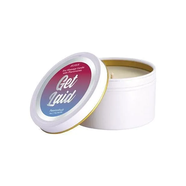 Jelique Massage Candle Pheromone Get Laid Passion Fruit 4 oz