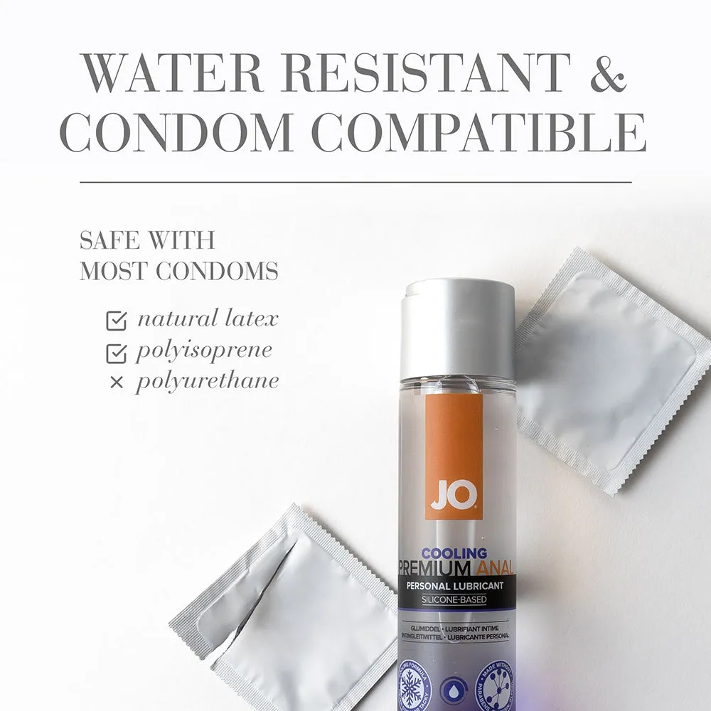 JO Premium Anal Cooling Silicone-Based Lubricant 2 oz.