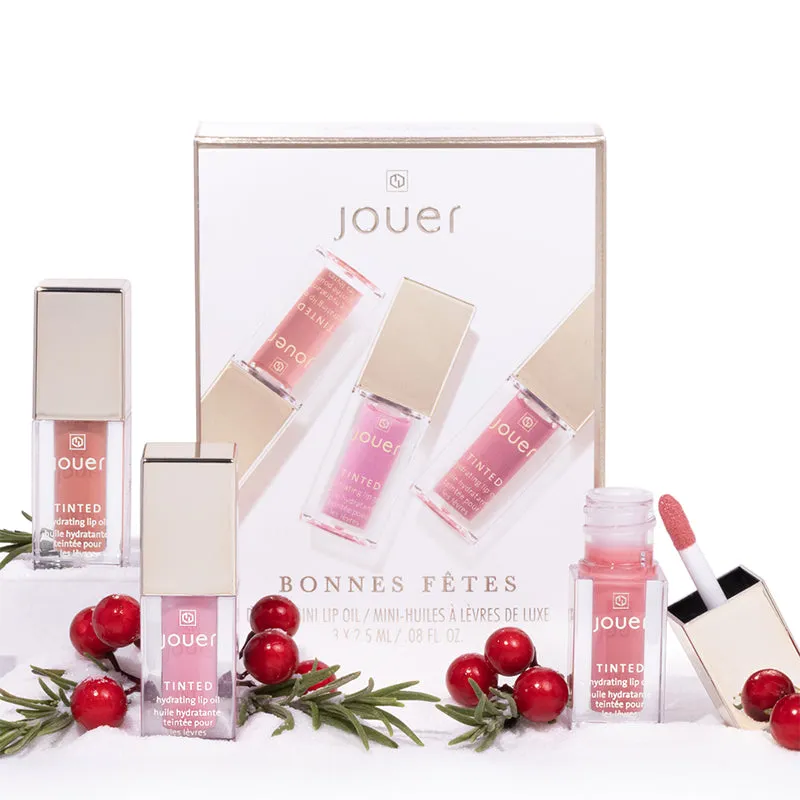 JOUER | Bonnes Fêtes Mini Lip Oil Trio