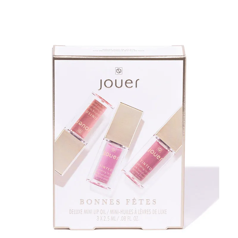 JOUER | Bonnes Fêtes Mini Lip Oil Trio