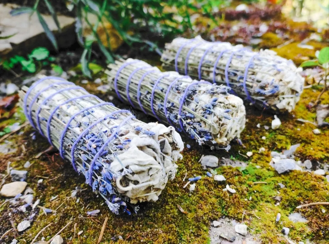 Lavender and White Sage Smudge Sticks