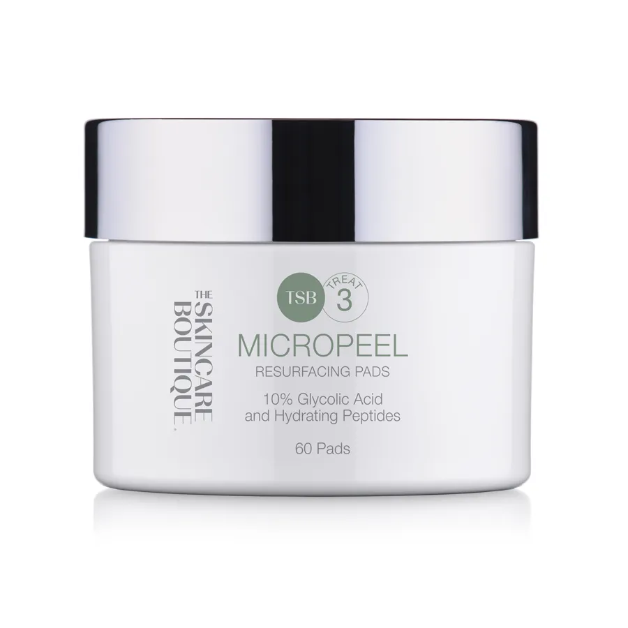 MICROPEEL RESURFACING GLOW PEEL PADS 10% GLYCOLIC ACID OVERNIGHT