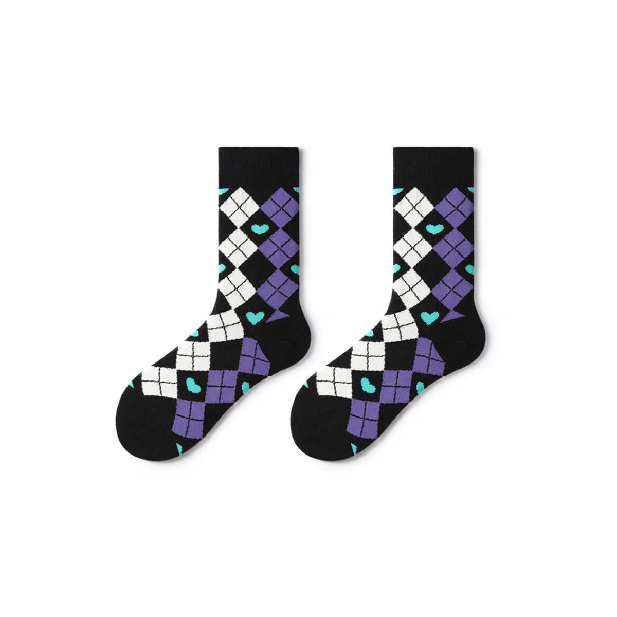 Night Love All-season Women 5pcs Crew Socks Set