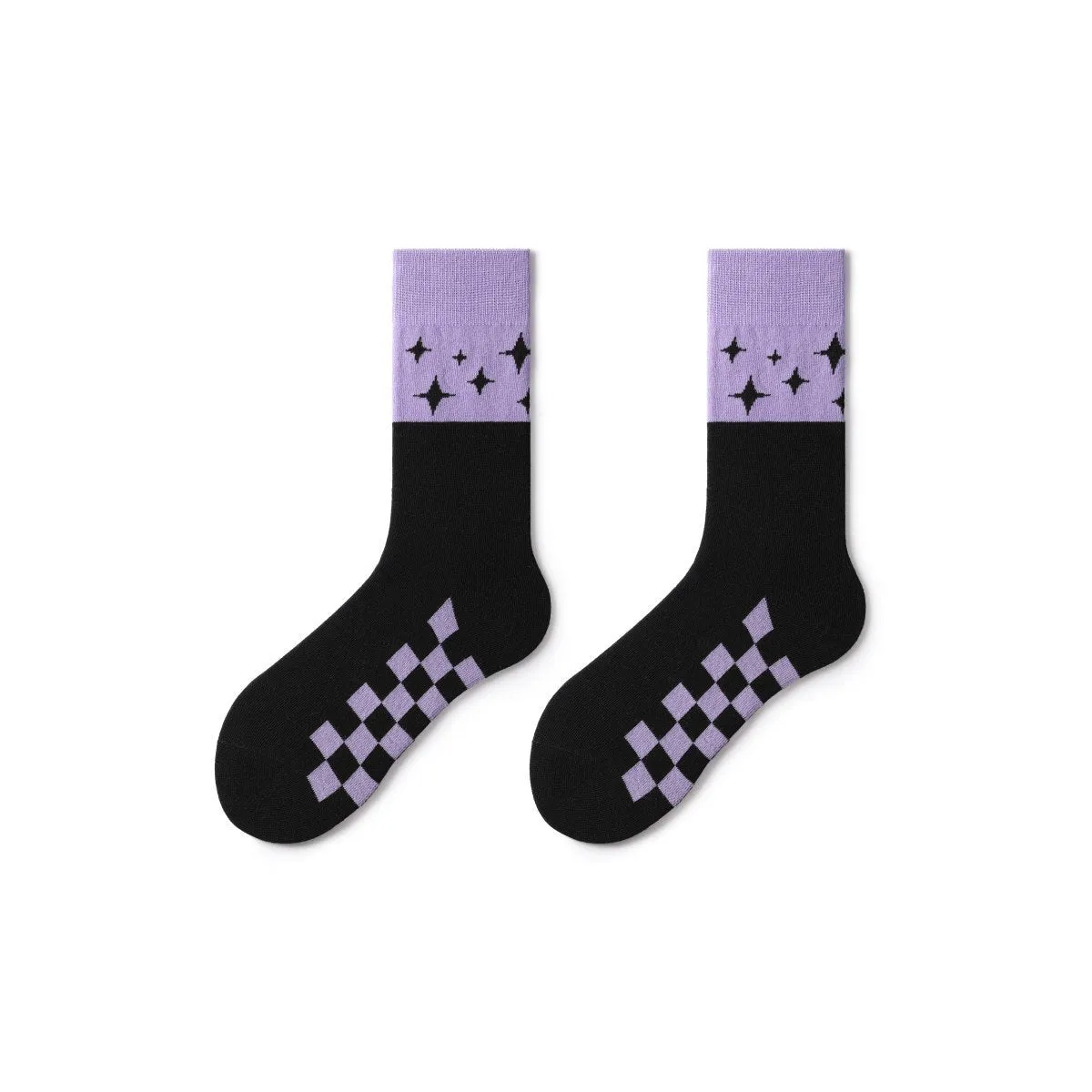 Night Love All-season Women 5pcs Crew Socks Set