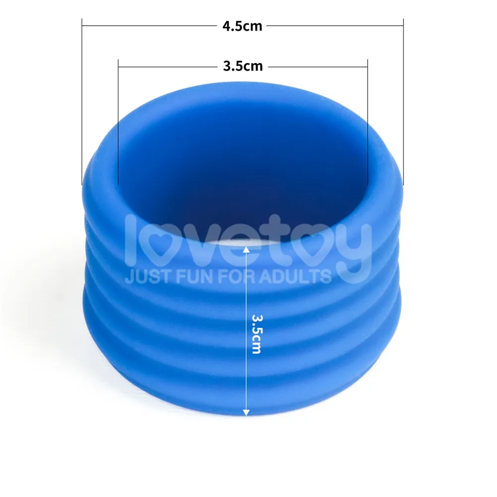 Blue Pinnacle Pro Deep Ribbed Grip Ring