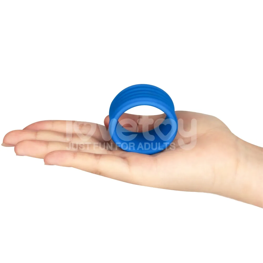 Blue Pinnacle Pro Deep Ribbed Grip Ring