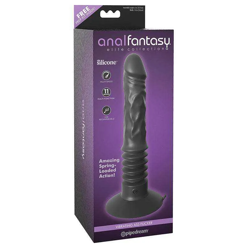 Pipedream Anal Fantasy Elite Collection Rechargeable Silicone Vibrating Ass Fucker 12 in.