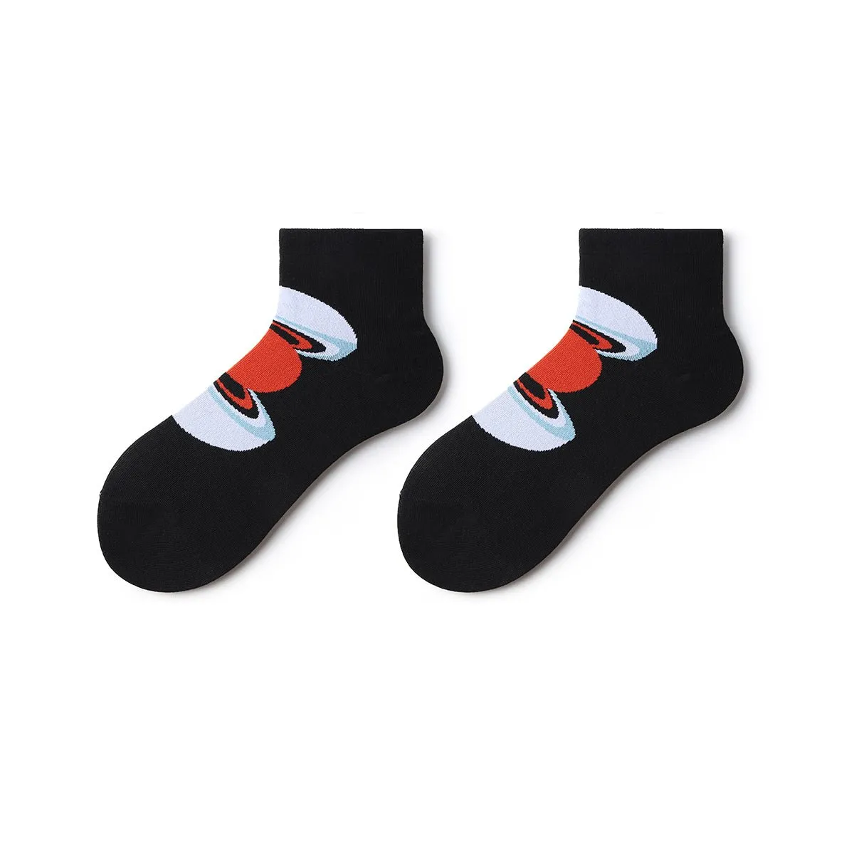 Mens 5-Piece All-Season Low Cut Socks Set