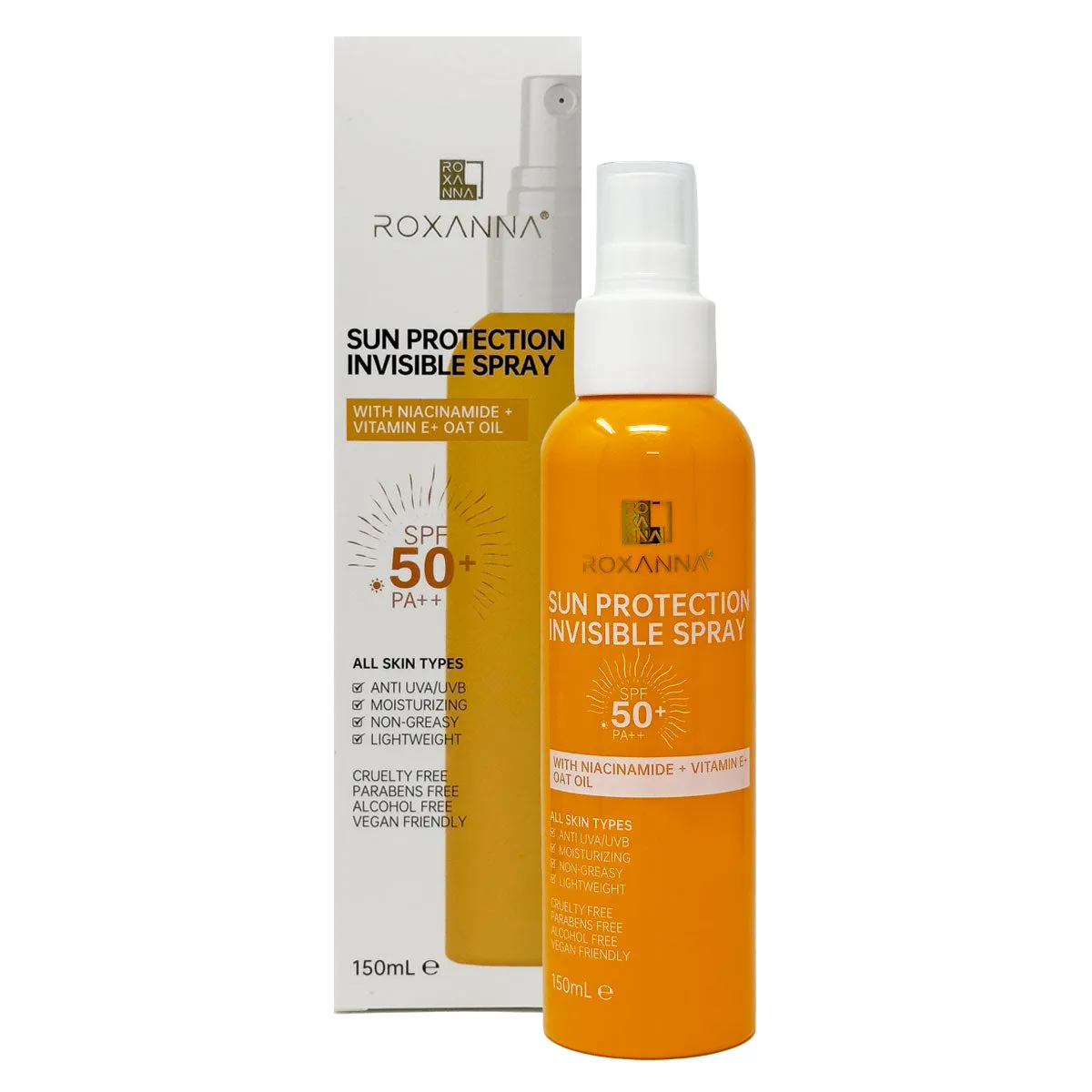 Roxanna Sun Protection Invisible Spray SPF50  150ml