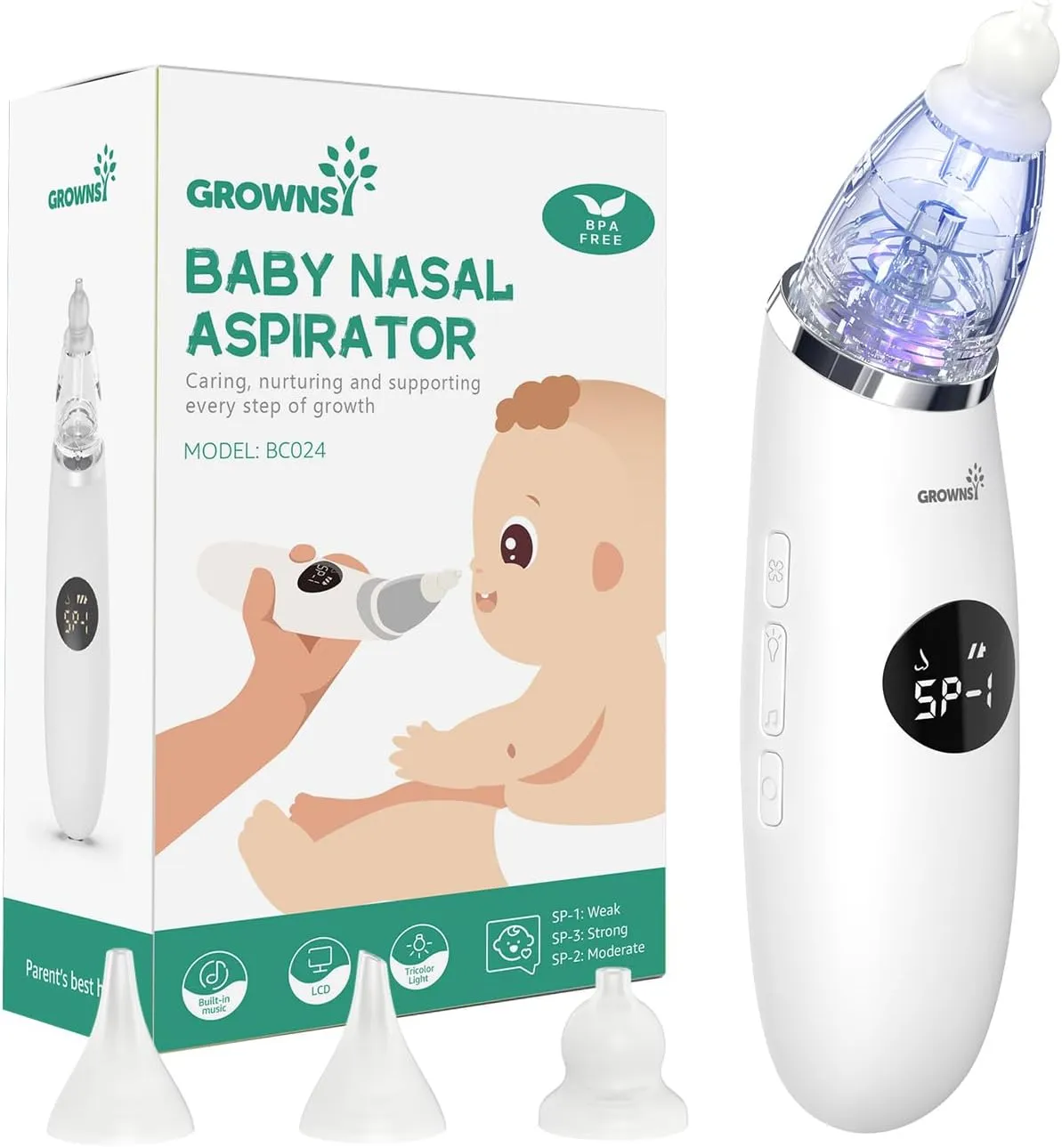 Suction for Infant Nose with 3 Suction Modes