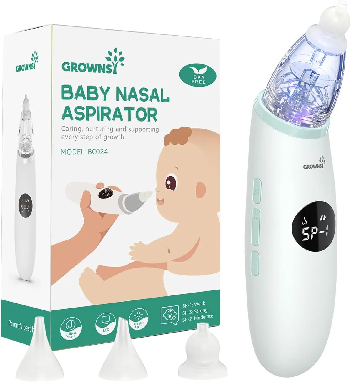 Suction for Infant Nose with 3 Suction Modes