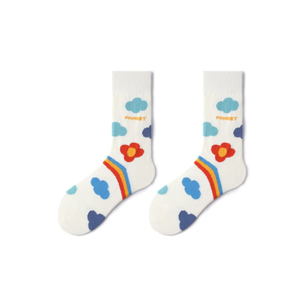 Sunny Garden All-season Women 5pcs Crew Socks Set