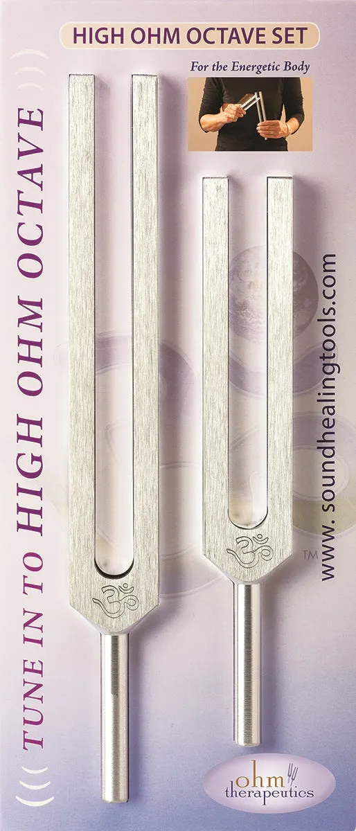 Tuning Fork High Ohm Set (272.2, 544.4) by Ohm Therapeutics